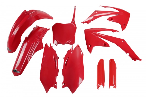 Full Plastic Kit red for Honda CRF 250 R (2010) - CRF 450 R (2009-10)